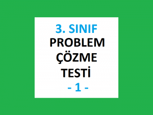 3. Sınıf Problem Çözme Testi