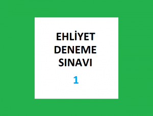 Ehliyet Deneme Sınavı 1