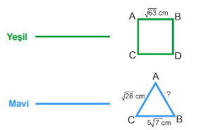 8. Sınıf Matematik Kareköklü İfadeler Testi