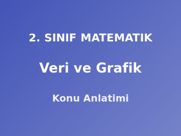 Veri ve Grafik 2. Sınıf Matematik Konu Anlatımı