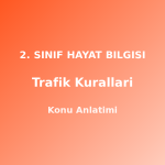 2. Sınıf Trafik Kuralları Konu Anlatımı
