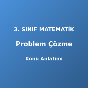 Problem Çözme 3. Sınıf Matematik Konu Anlatımı