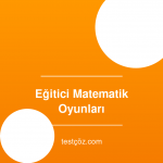Eğitici Matematik Oyunları Öğrenmeyi Eğlenceye Dönüştürün
