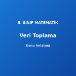 Veri Analizi 5. Sınıf Matematik Konu Anlatımı