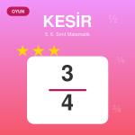 Kesir Oyunu - 5. ve 6. Sınıf Matematik