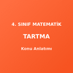 4. Sınıf Matematik Tartma Konu Anlatımı