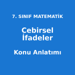 Cebirsel İfadeler Konu Anlatımı 7. Sınıf Matematik