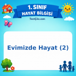 1. Sınıf Hayat Bilgisi Evimizde Hayat (2) Görseli
