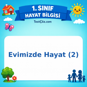 1. Sınıf Hayat Bilgisi Evimizde Hayat (2) Görseli