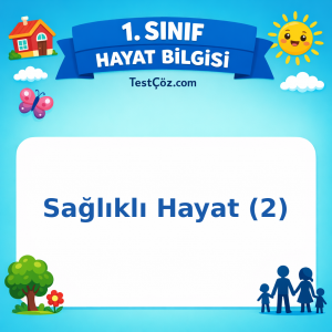 1. Sınıf Hayat Bilgisi Sağlıklı Hayat (2) Görseli