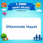 1. Sınıf Hayat Bilgisi Ülkemizde Hayat Görseli