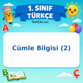 1. Sınıf Türkçe Cümle Bilgisi (2) Görseli