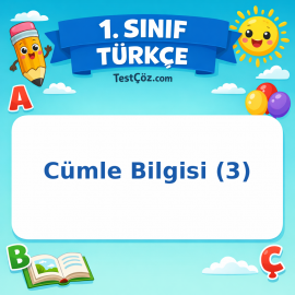 1. Sınıf Türkçe Cümle Bilgisi (3) Görseli