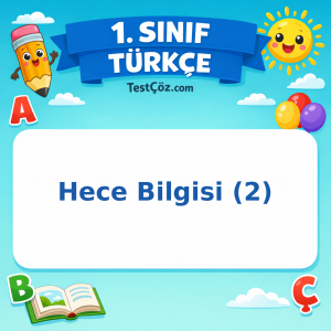 1. Sınıf Türkçe Hece Bilgisi (2) Görseli