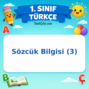 1. Sınıf Türkçe Sözcük Bilgisi (3) Görseli
