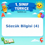 1. Sınıf Türkçe Sözcük Bilgisi (4) Görseli