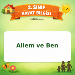 2. Sınıf Hayat Bilgisi Ailem ve Ben Testi Görseli