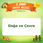 2. Sınıf Hayat Bilgisi Doğa ve Çevre Testi Görseli