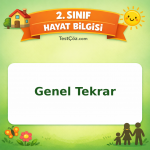 2. Sınıf Hayat Bilgisi Genel Tekrar Testi Görseli