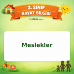 2. Sınıf Hayat Bilgisi Meslekler Testi Görseli