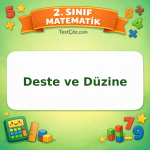 2. Sınıf Matematik Deste ve Düzine Testi Görseli