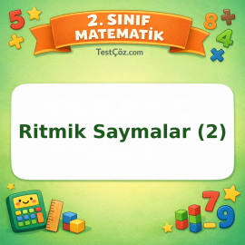 2. Sınıf Matematik Ritmik Saymalar (2) Testi Görseli