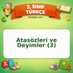 2. Sınıf Türkçe Atasözleri ve Deyimler (3) Testi Görseli