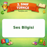 2. Sınıf Türkçe Ses Bilgisi Testi Görseli
