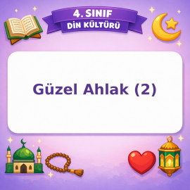 4. Sınıf Din Kültürü Güzel Ahlak (2) Görseli