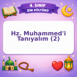 4. Sınıf Din kültürü Hz. Muhammed’ i tanıyalım (2) Görseli