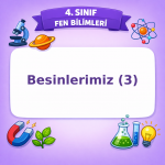 4. Sınıf Fen Bilimleri Besinlerimiz (3) Görseli
