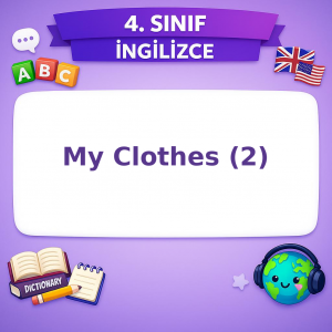 4. Sınıf İngilizce 8. Ünite My Clothes (2) Görseli