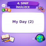 4. Sınıf İngilizce 5. Ünite My Day (2) Görseli