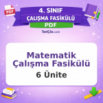 4. Sınıf Matematik Çalışma Fasikülü PDF İndir