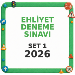 Ehliyet Deneme Sınavı - Set 1