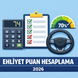 Ehliyet Sınavı Puan Hesaplama 2026