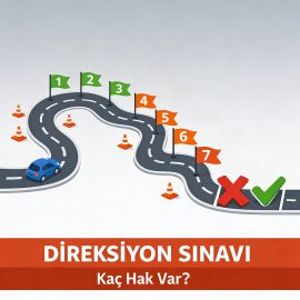 Direksiyon sınavı kaç hak var - ehliyet sınav hakkı rehberi