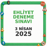 Ehliyet Sınav Soruları - 3 Nisan 2025