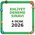 Ehliyet Sınav Soruları - 4 Ocak 2026