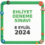 Ehliyet Sınav Soruları - 8 Eylül 2024