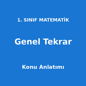 1. Sınıf Matematik Genel Tekrar Konu Anlatımı