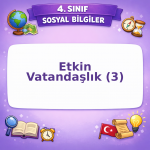 4. Sınıf Sosyal Bilgiler Etkin Vatandaşlık (3) Görseli