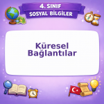 4. Sınıf Sosyal Bilgiler Küresel Bağlantılar Görseli