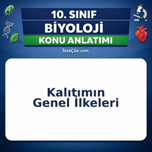 10. Sınıf Biyoloji Kalıtımın Genel İlkeleri Konu Anlatımı
