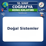 10. Sınıf Coğrafya Buzullar ve Kıyı Şekilleri Konu Anlatımı