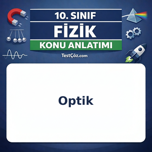 10. Sınıf Fizik Optik Konu Anlatımı