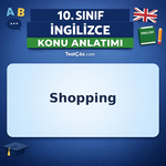 10. Sınıf İngilizce Shopping Konu Anlatımı
