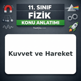 11. Sınıf Fizik Vektörler ve Bağıl Hareket Konu Anlatımı