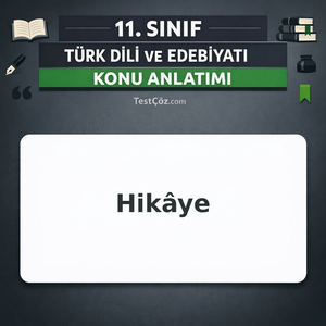11. Sınıf Türk Dili ve Edebiyatı Olay ve Durum Hikâyesi Konu Anlatımı