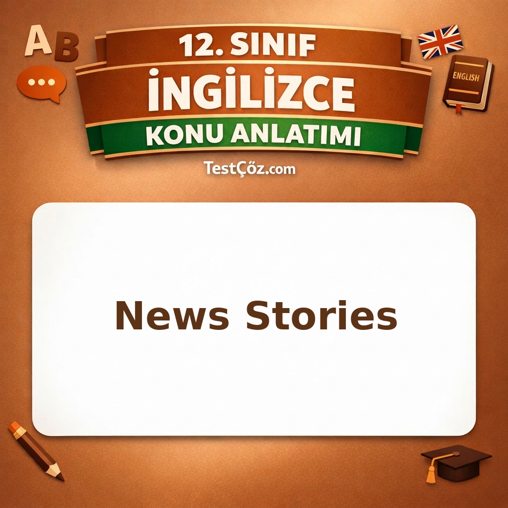 12. Sınıf İngilizce News Stories Konu Anlatımı